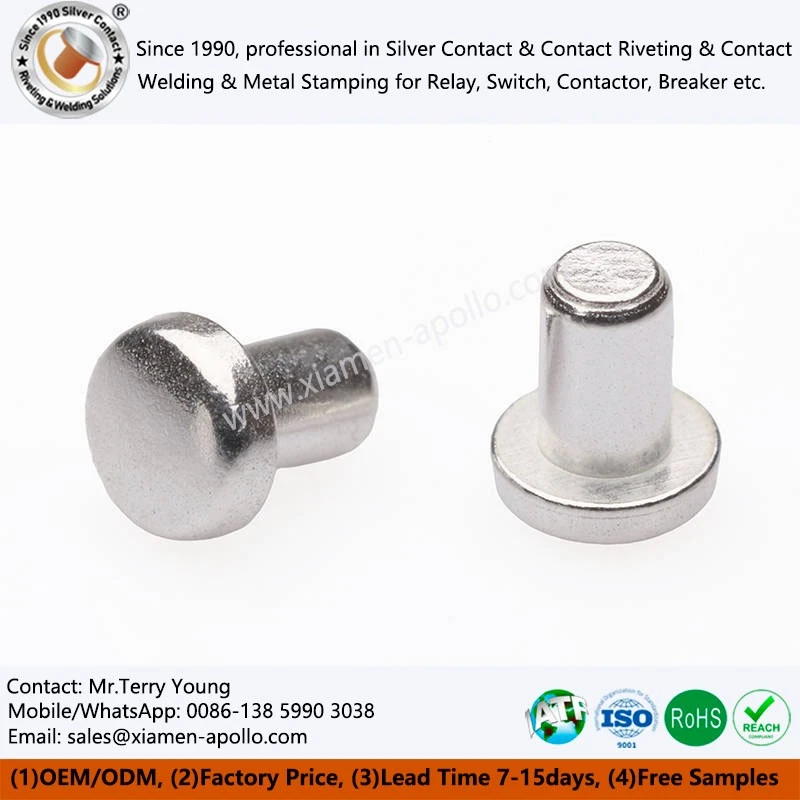 Silver contacts for Relay